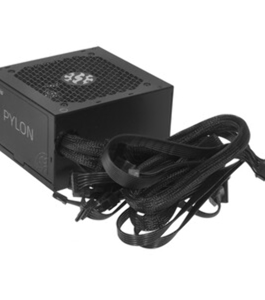 Блок питания ADATA XPG XPG 550 (PYLON550B-BKCEU), 550Вт, 80 PLUS Bronze, 120мм, черный