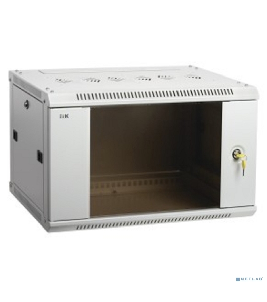 Шкаф ITK LINEA W 12U 600x600 мм дверь стекло, RAL7035
