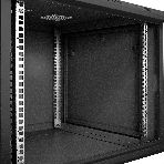 Шкаф телекоммуникационный 19' настенный 9U ExeGate EC-WM-9U.600.G.BLACK (19', 9U, 600x600x500мм (ШхГхВ), передняя дверь закаленное стекло, съемные боковые панели, пыле- и влагозащита IP23, черный RAL 9004), фото16