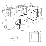 Встраиваемый духовой шкаф Electrolux EOE9P3XT электрический с конвекцией, объем 72 л, 17 режимов, очистка паровая, 3 стекла в дверце, направляющие проволочные + телескопические (1 уровень),черное стекло и черный матовый,термозонд, фото 1