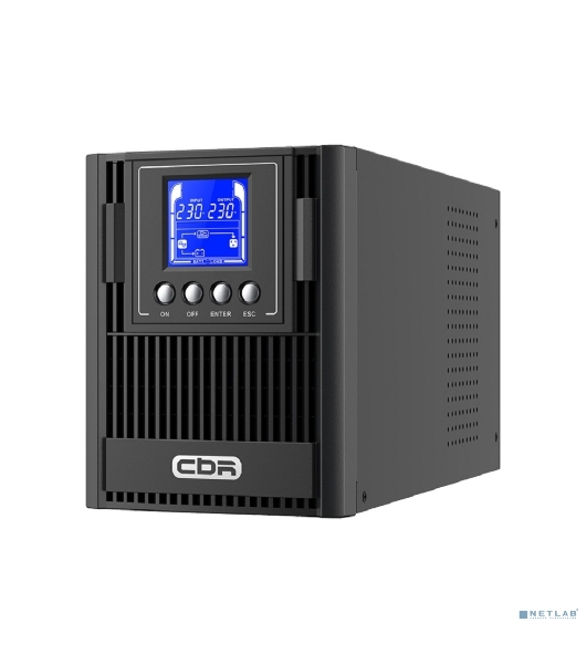 ИБП CBR ESSENCE ESN-1000C [Online 1000 VA / 1000 W, Tower, 4 x C13, LCD, HID-USB, RS232, EPO, SNMP slot] (ESN-1KT-4I-LCHERSC)