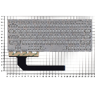 Клавиатура для ноутбука Asus ZenBook Flip S UX370UA черная с подсветкой