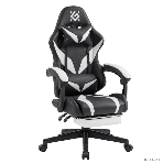 Кресло Defender Aspect черный, экокожа, 120 кг, подставка для ног, механизм качания, фото4