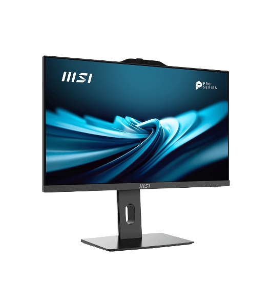Моноблок MSI Pro AP242P 14M-653RU, 23.8' Full HD i5 14400 (2.5) 16Gb SSD 512Gb UHDG 730 Windows 11 Professional GbitEth WiFi BT 120W клавиатура мышь Cam, 1920x1080, черный (9S6-AE0621-838)
