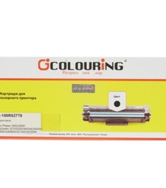 Картридж лазерный Colouring CG-106R02778 черный (3000 стр.) для принтеров Xerox Phaser 3052/3260/WorkCentre 3215/3225