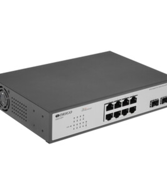 Коммутатор Origo OS2410P/120W OS2410P/120W/A1A 8x1 Гбит/с 2SFP 8PoE 120W настраиваемый