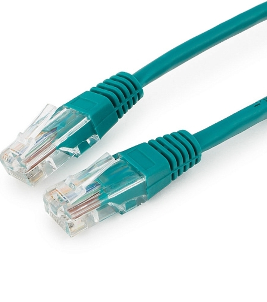 Патч-корд UTP Cablexpert cat.5e 0.25м, литой, многожильный, зеленый