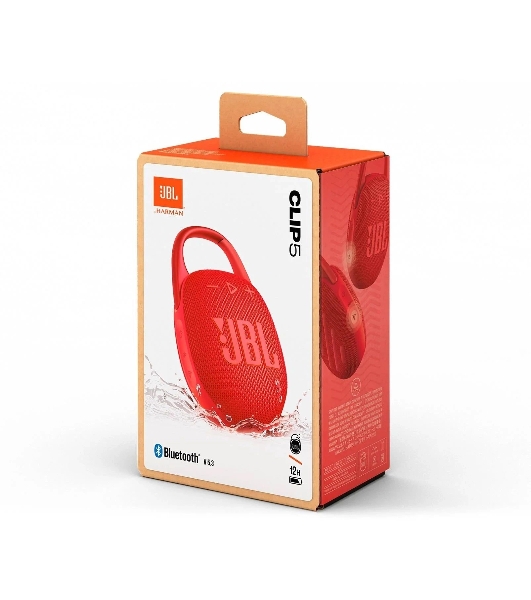 Портативная акустика JBL CLIP 5, красный