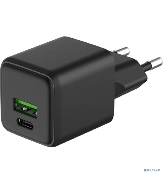Сетевое зарядное устройство Rexant с двумя портами USB-A и Type-C, 20Вт GaN