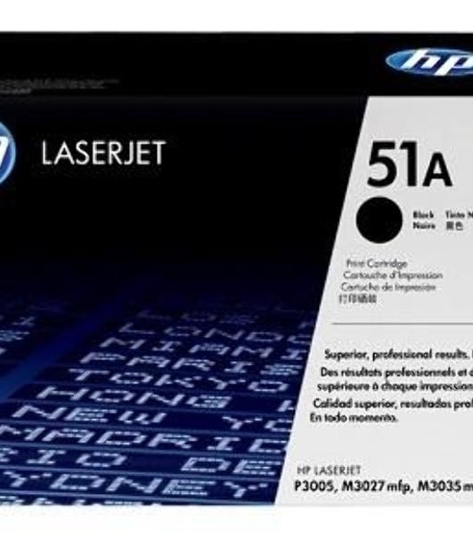 Картридж лазерный HP Q7551A черный для LJ P3005/M3035mfp/M3027mfp 6500 стр.