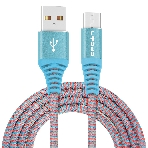 Кабель Crown USB - USB Type-C CMCU-3102C blue, фото2