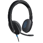 Гарнитура Logitech USB Headset H540 чёрный, проводная, USB, фото27