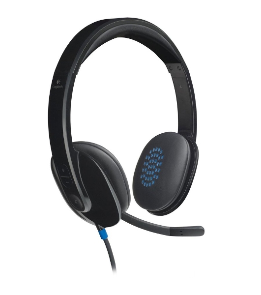 Гарнитура Logitech USB Headset H540 чёрный, проводная, USB