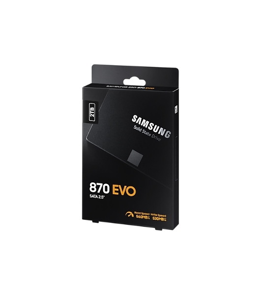 Накопитель SSD Samsung 870 EVO, 2Tb, SATA III, 2.5', R/W 560/530