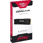 Накопитель SSD Kingston Fury Renegade, 4096Gb, M.2(22x80мм), NVMe, PCIe 5.0 x4, 3D TLC, R/W 14800/14000MB/s, IOPs 2 200 000/2 200 000, TbW 4000, DWPD 0.5 (12 мес), фото8