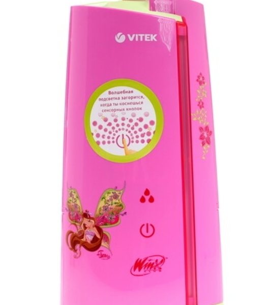 Увлажнитель воздуха Vitek WX-3101 розовый, 10 м², 1.3 л