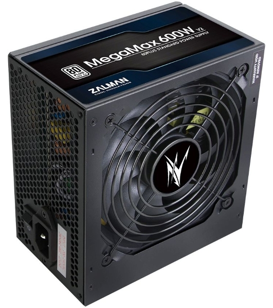 Блок питания Zalman ZM600-TXII V2 Retail, 600Вт, 80 PLUS, 120мм, черный