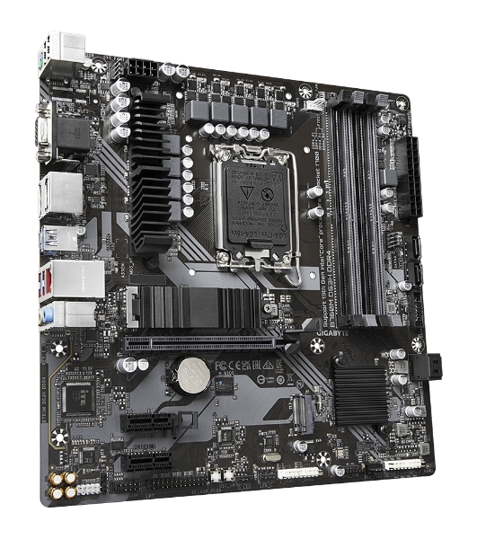 Материнская плата Gigabyte B760M DS3H DDR4, LGA 1700, Intel B760, 4xDDR4, 4xSATA, 2xM.2, 1xPCIe 4.0 x16, 2xPCIe x1, 1xHDMI, 1xDP, 1xVGA, 1x 2.5Gb LAN, 3xUSB-A 3.2 Gen 1, 1xUSB-C 3.2 Gen 2, 2xUSB-A 2.0, 3x3.5 мм, 7.1, mATX