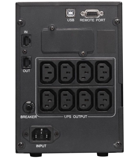 Источник бесперебойного питания Powercom Smart King Pro+ SPT-1000-II LCD 800Вт 1000ВА черный