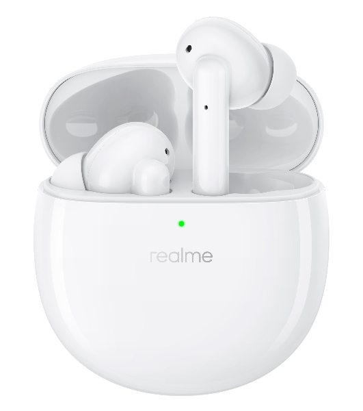 Наушники TWS Realme Buds Air Pro RMA210 белый, внутриканальные, Bluetooth, активное шумоподавление, до 25 ч