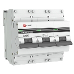Выключатель автоматический модульный 3п C 125А 10кА ВА 47-100 PROxima EKF mcb47100-3-125C-pro, фото3