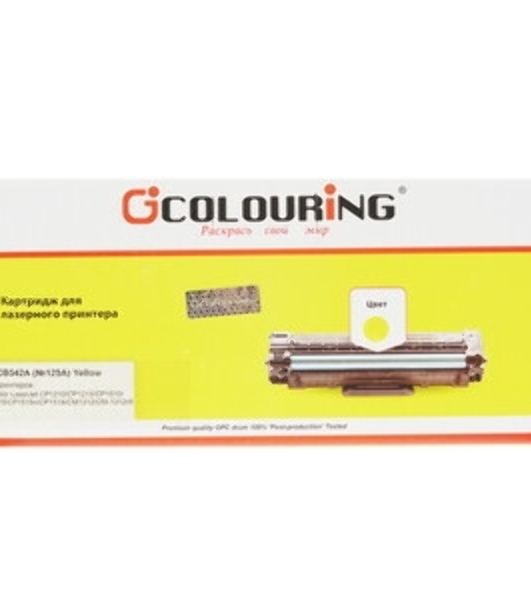 Картридж лазерный Colouring CG-CB542A/716 желтый (1400 стр.) для принтеров HP Color LaserJet CP1210/CP1215/CP1510/CP1518/CM1300/1312/Canon Color Shot LBP 5050/5970/5975/MF-8030/8040/8050