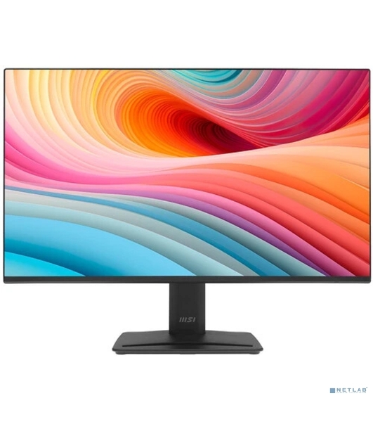 Монитор 23.8' MSI PRO MP242A E2 IPS 1920x1080, 120 Гц, 4 мс (1 мс MPRT), 16:9, 300 кд/м², VGA, HDMI 1.4, DP 1.2, 3.5 Jack, динамики (2x2 Вт), HDR10, черный