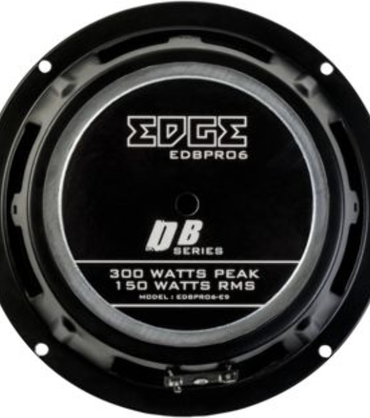 Колонки автомобильные Edge EDBPRO6-E9 300Вт 95дБ 4Ом 16см (6.5дюйм) (ком.:2кол.) среднечастотные однополосные