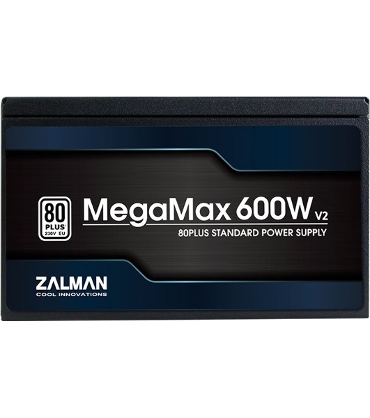 Блок питания Zalman ZM600-TXII V2 Retail, 600Вт, 80 PLUS, 120мм, черный