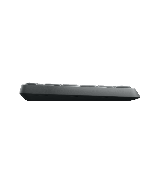 Комплект клавиатура+мышь Logitech MK235 беспроводной, USB, 1000 DPI, серый