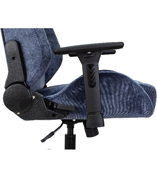 Кресло Knight N1 Fabric синий, ткань, 120 кг, механизм качания