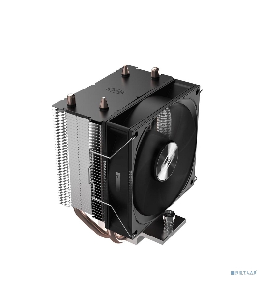 Кулер для процессора PCCooler R200 S115X/1200/1700/AM4/AM5 (TDP 110W, 90мм Non LED Fan, 2 тепловые трубки 6мм, 2200RPM, 28,3dBa)