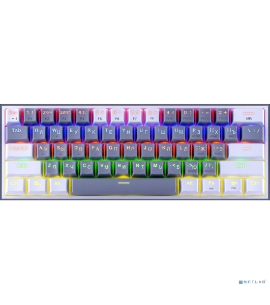 Клавиатура USB FIZZ GREY/WHITE REDRAGON 70675 DEFENDER