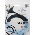 Кабель USB2.0 Cablexpert CC-P-mUSB02Bk-0.5M, AM/microB, серия Platinum, длина 0.5м, черный, блистер, фото6