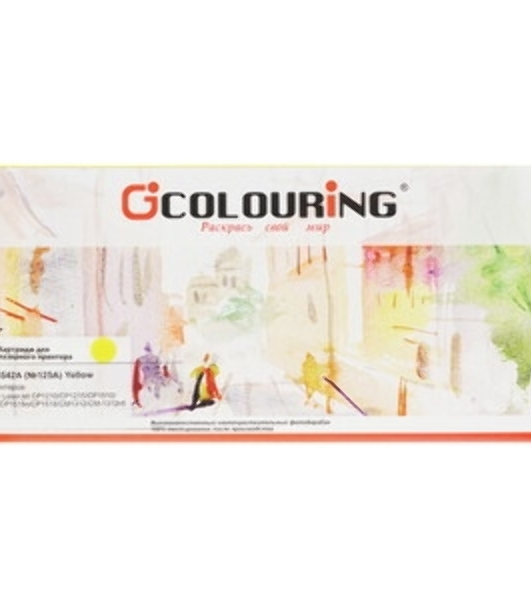 Картридж лазерный Colouring CG-CB542A/716 желтый (1400 стр.) для принтеров HP Color LaserJet CP1210/CP1215/CP1510/CP1518/CM1300/1312/Canon Color Shot LBP 5050/5970/5975/MF-8030/8040/8050