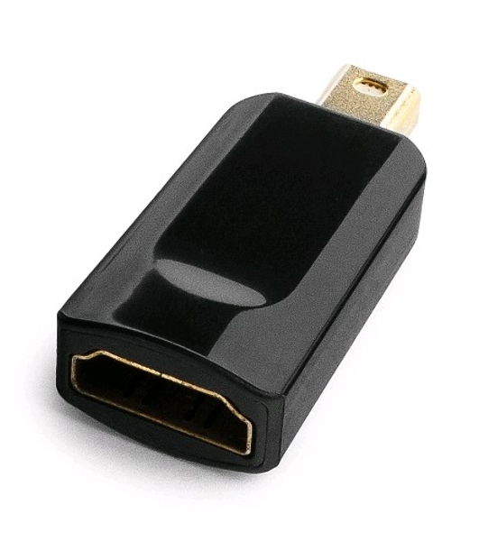Переходник miniDisplayPort - HDMI, Cablexpert A-mDPM-HDMIF-01, 20M/19F, черный, пакет