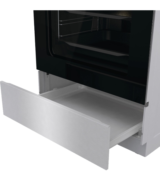 Плита электрическая Gorenje GECS6C70XC серебристый, конфорок 4 электрических, духовка 71 л, 60 см x 85 см x 60 см