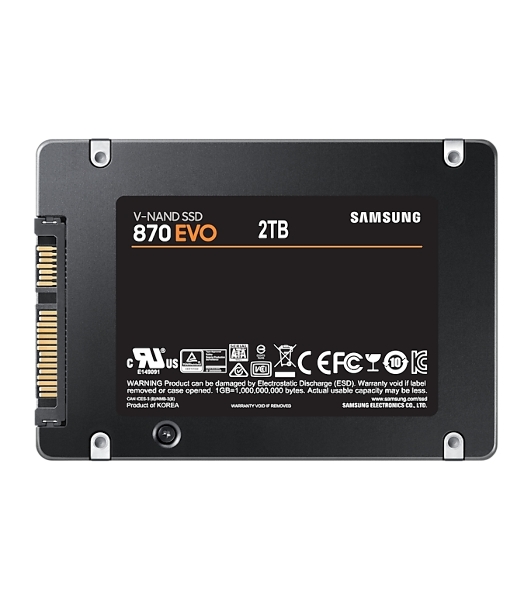 Накопитель SSD Samsung 870 EVO, 2Tb, SATA III, 2.5', R/W 560/530