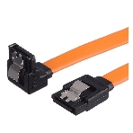 Кабель а/в GoPower Длина 0.5 м Разъемы SATA (m)-SATA (m) черный/оранжевый, фото 1