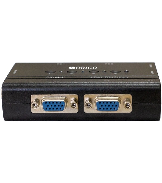 KVM-переключатель ORIGO OKVM4U/A1A, 4-портовый, с портами VGA и USB