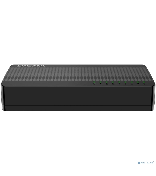 Коммутатор Digma DSW-108GEV2, 8×1 Гбит/с, неуправляемый