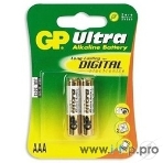 Батарея GP Ultra Alkaline 24AU LR03 AAA (2шт), фото2