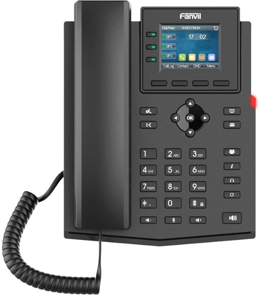 Телефон IP Fanvil X303W черный
