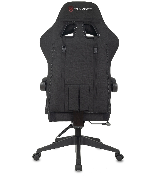 Кресло Бюрократ Zombie Predator Neo Black черный, экокожа, 120 кг, механизм качания