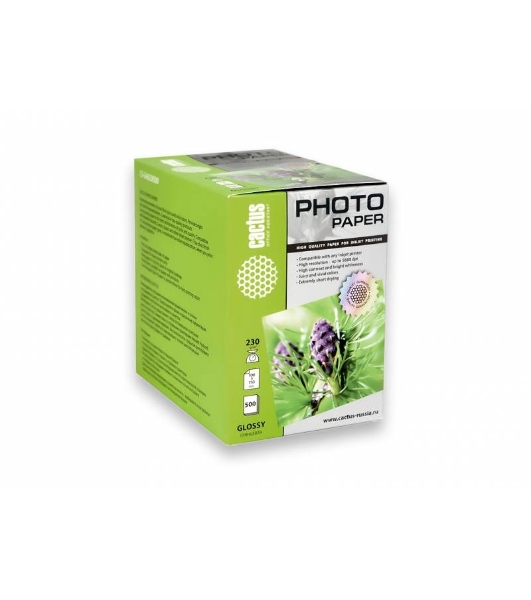 Фотобумага Cactus CS-GA6230500 глянцевая A6 230 г/м2 500 листов