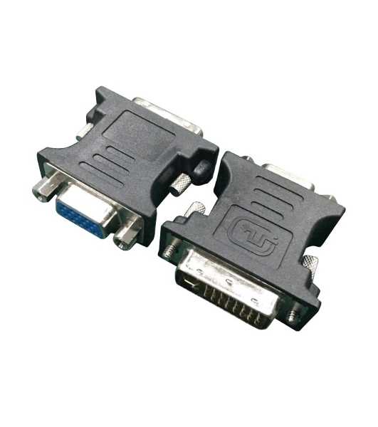 Переходник DVI-VGA Cablexpert A-DVI-VGA-BK, 29M/15F, черный, пакет