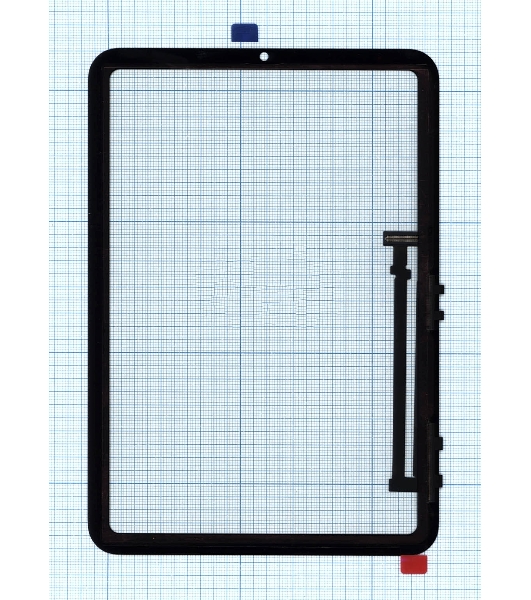 Сенсорное стекло (тачскрин) для iPad Mini 6 2021 (A2567, A2568), черное