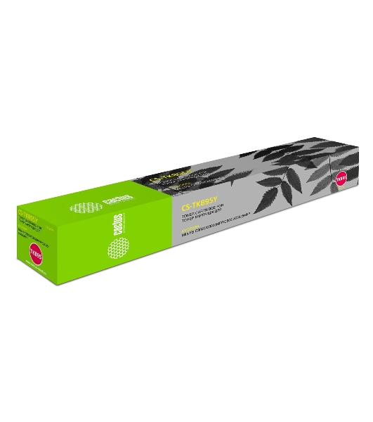 Картридж лазерный Cactus CS-TK895Y желтый (6000 стр.) для Kyocera Mita FS C8020/C8020MFP/C8025/C8025MFP