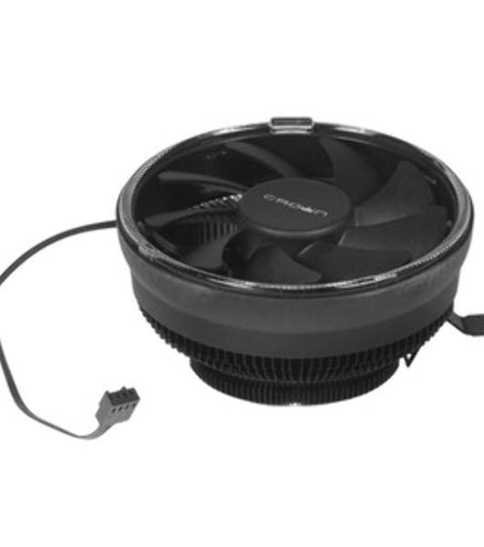 Кулер для процессора Crown CM-1150PWM RED v2 черный, 105 мм, алюминий, 1800 об/мин, 26.3 дБ, 4 pin, 115 Вт, 70 мм