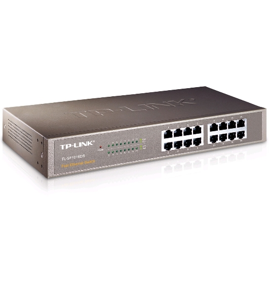 Коммутатор сетевой неуправляемый TP-Link SMB TL-SF1016DS 16 ports 10/100 Мбит/с